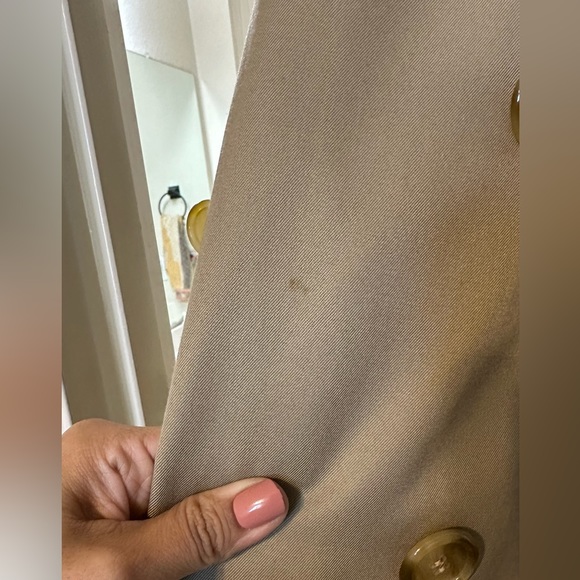 Vintage Burberry Check Trench Coat, L - Picture 6 of 17